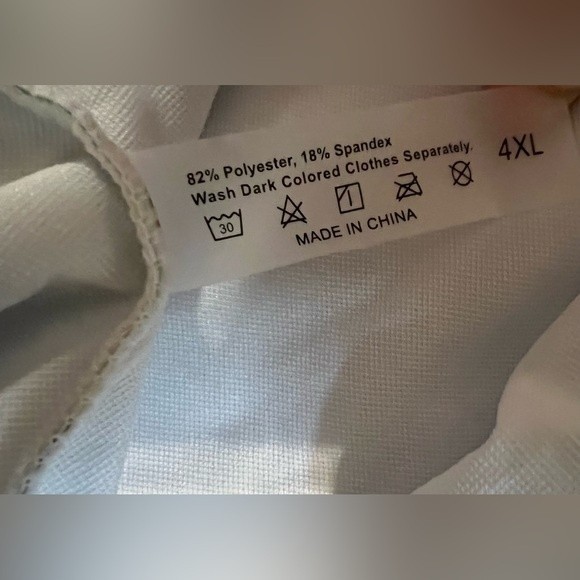 NWOT Shein Women’s One Piece Swimsuit Plus Size Marbled Green Size 4XL New - Picture 7 of 7